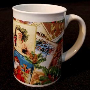 Michaels Ceramic OverSized Victorian Christmas Mug